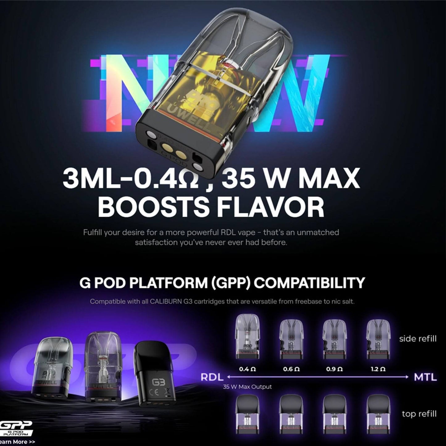 Uwell咖喱G3 Pro主機套裝-注油主機裝備-VAKA糖果雲煙館