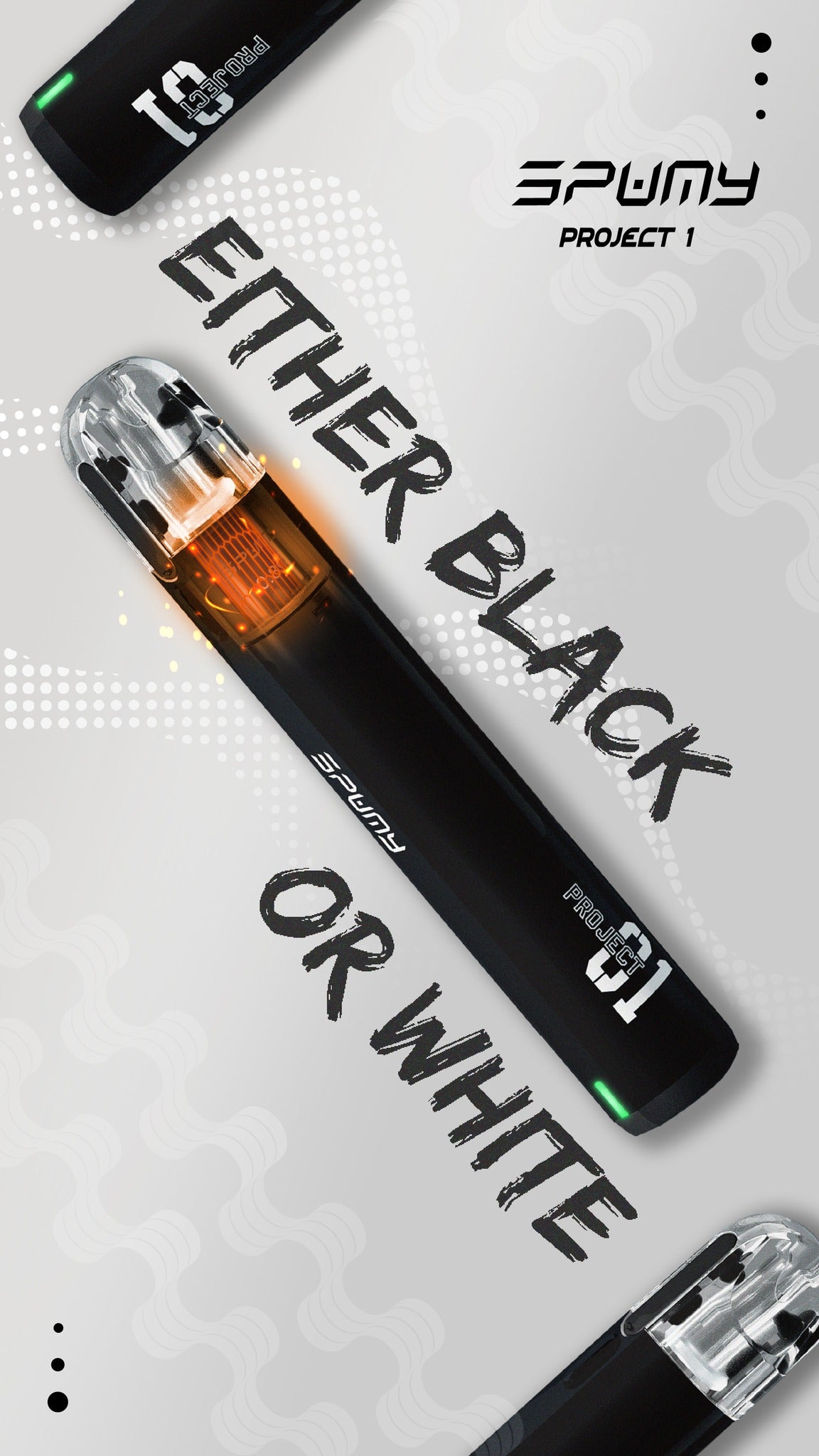 Spumy斯邦迷 Project 01開放式註油主機套裝（3顆裝）-VAKA糖果雲煙館