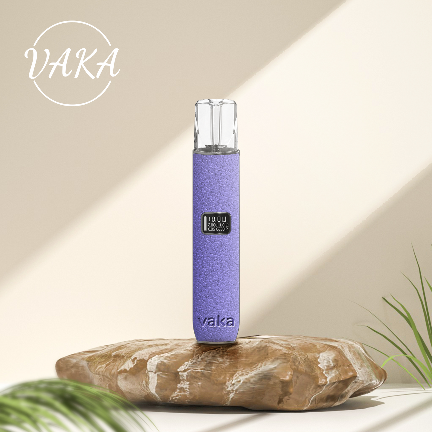 VAKA皮革主機 |兩段式調節 |LED顯示屏換彈式主機霧化桿 通用sp2/lana等一代煙彈-VAKA糖果雲煙館