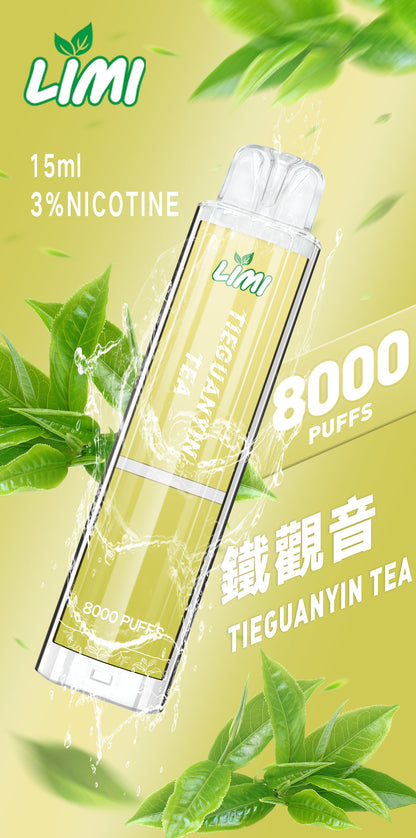 【LIMI發光拋棄式】🔥 8000口PUFFS電子煙-新品辣妹拋棄式/發光棒 一次性大容量熒光棒電子煙✨-VAKA糖果雲煙館