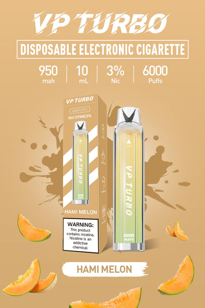 特價！！！【買一送一】VP TURBO 拋棄式｜ 一次性透明漸變色6000口發光電子煙｜VAKA糖果雲煙館