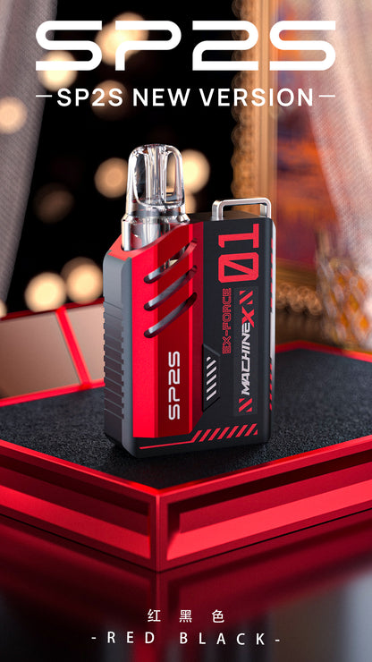 【思博瑞SP2S MAX 矩陣系列主機】 SP2s pod新版方形帶屏換彈式主機套裝 盒子棉網芯電子煙-VAKA糖果雲煙館