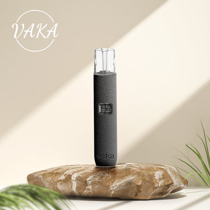VAKA皮革主機 |兩段式調節 |LED顯示屏換彈式主機霧化桿 通用sp2/lana等一代煙彈-VAKA糖果雲煙館