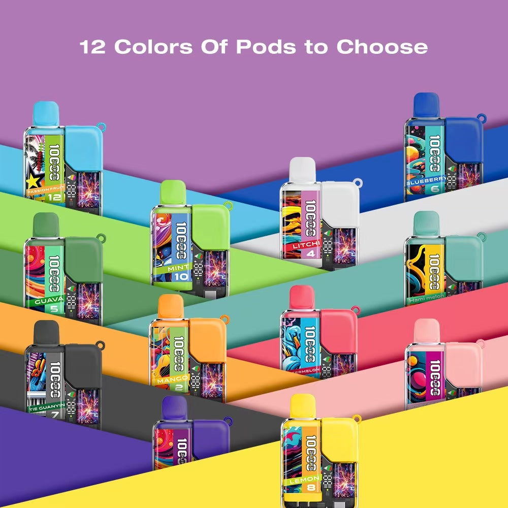 新品【MEEL BOOST】麻將拋棄式電子煙 大容量10000口Puffs電子煙 -VAKA糖果雲煙館