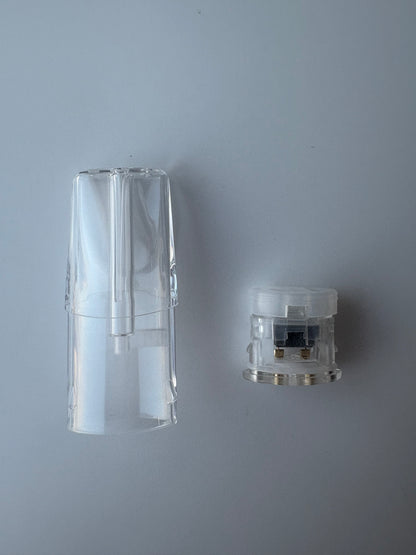 【LANA空彈原廠正版】 一代適配透明空倉 升級底座防漏棉花 Lana分離式空彈頭適用大功率機子 不發光-台灣現貨秒發