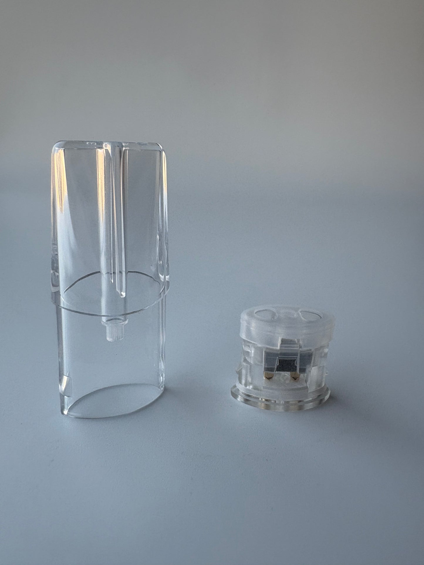 【LANA空彈原廠正版】 一代適配透明空倉 升級底座防漏棉花 Lana分離式空彈頭適用大功率機子 不發光-台灣現貨秒發