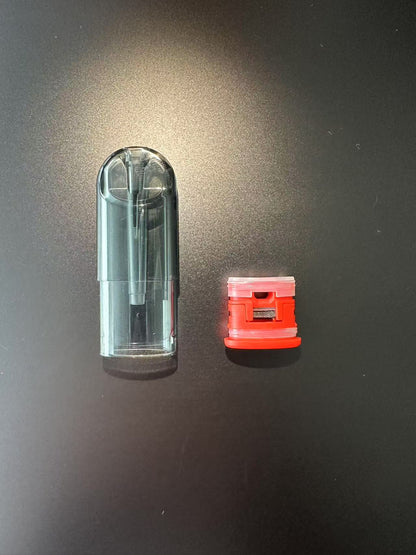 【紅色底座】五代上下分離空彈，適用於五、六代設備 容量3ML-台灣現貨秒發