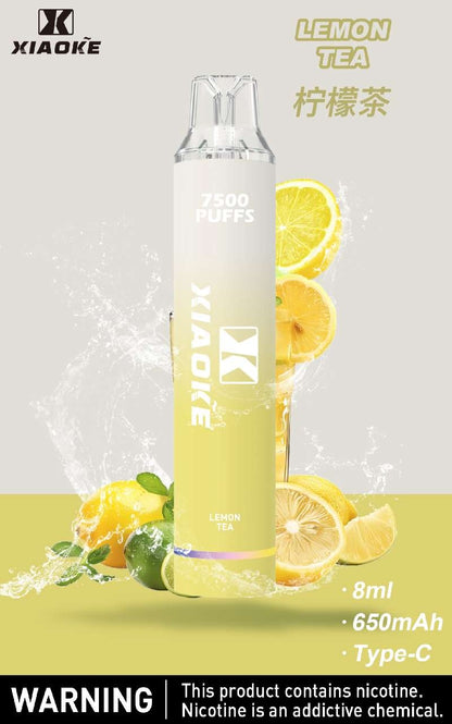 XIAOKE梟客拋棄式 新款一次性發光電子煙 多種口味電子霧化棒-VAKA糖果雲煙館