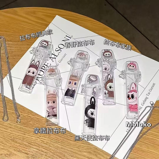 【Labubu拉布布保護套】一代主機保護套  超可愛透明保護殼-VAKA糖果雲煙館