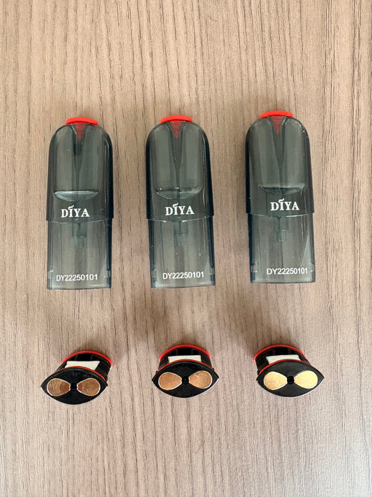 茶色半透明空殼 DIYA叮啞私模空彈/上下分類式 100入組 一代主機通配/台灣現貨秒發