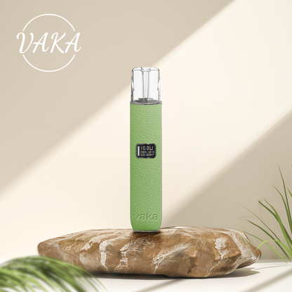VAKA皮革主機 |兩段式調節 |LED顯示屏換彈式主機霧化桿 通用sp2/lana等一代煙彈-VAKA糖果雲煙館