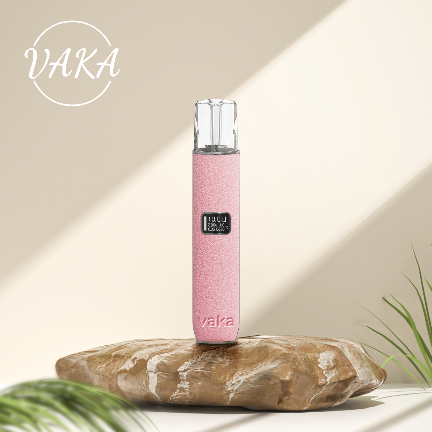 VAKA皮革主機 |兩段式調節 |LED顯示屏換彈式主機霧化桿 通用sp2/lana等一代煙彈-VAKA糖果雲煙館