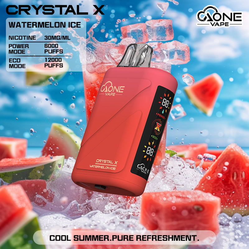 AONE Crystal X水晶2代 | 原產正品 | 12000口超大容量一次性電子煙-VAKA糖果雲煙館