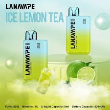 【LANA BAR BC 6000口】大容量新款拋棄式6000口-超涼款一次性電子煙-VAKA糖果雲煙館