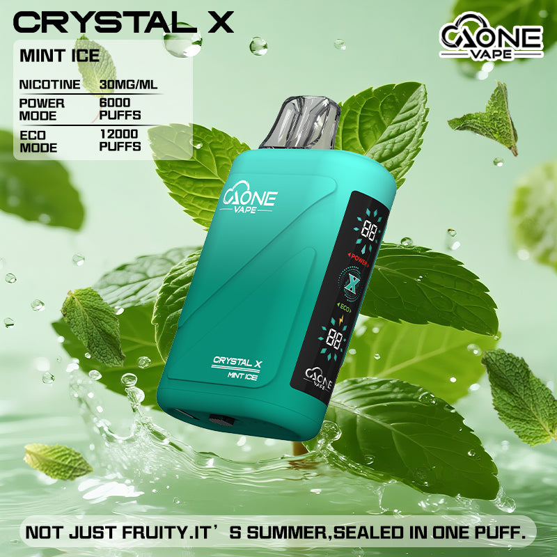 AONE Crystal X水晶2代 | 原產正品 | 12000口超大容量一次性電子煙-VAKA糖果雲煙館