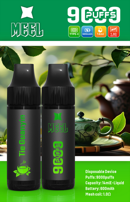 Meel 9000口拋棄式 新款puffs電子煙 9種口味-VAKA糖果雲煙館