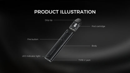 Uwell咖喱A2主機套裝-注油煙桿-VAKA糖果雲煙館