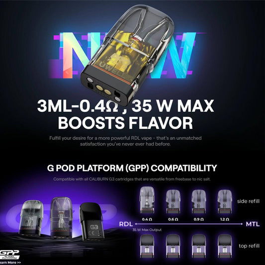 Uwell咖喱G3 G3Pro空倉（4顆裝）-台灣現貨秒發