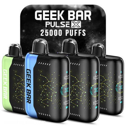 【全球爆款】GEEK BAR PULSE X 25000 Puffs電子煙/一次性超大容量星空拋棄式-VAKA糖果雲煙館