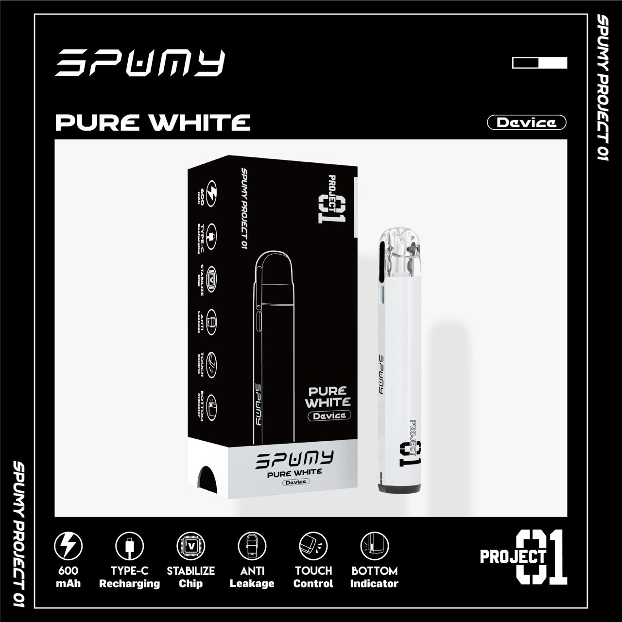 Spumy斯邦迷 Project 01開放式註油主機套裝（3顆裝）-VAKA糖果雲煙館