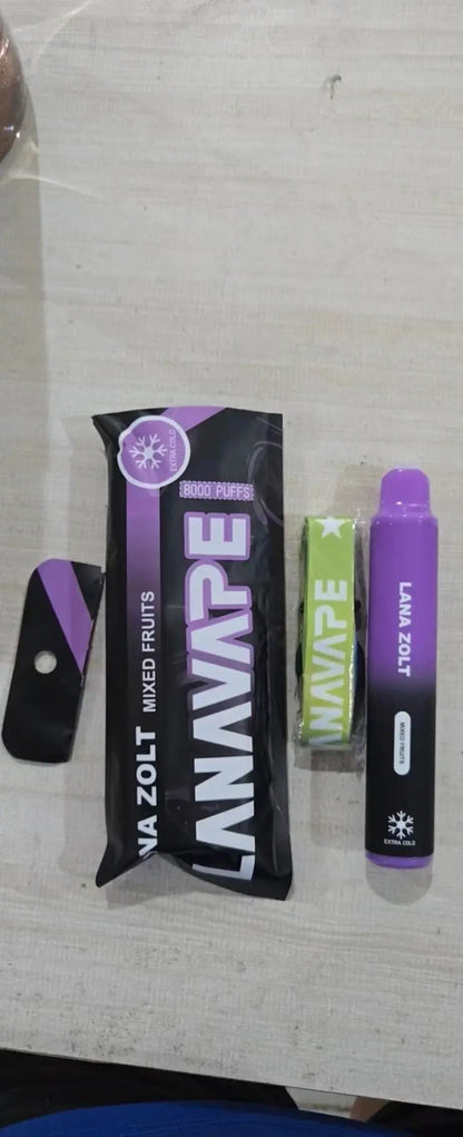 【LANA VAPE 8000口拋棄式】原廠正品 🔥Puffs全新升級版大容量電子煙-VAKA糖果雲煙館