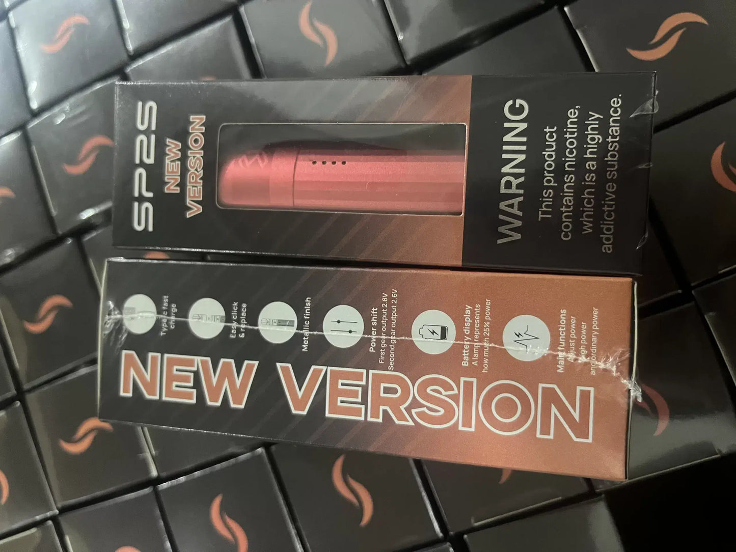 【SP2S Legend S 傳奇版主機】  SP2鈦發光主機全新升級版煙桿-兩檔調節8/9W-底部發光💥 通配一代lana/Sp2s/ilia等一代煙彈-VAKA糖果雲煙館