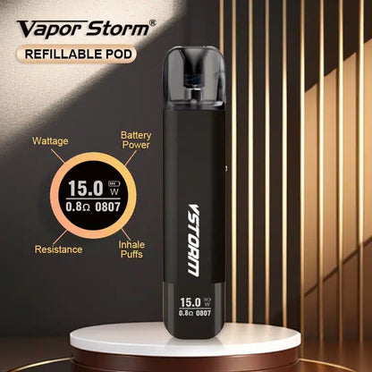 Vapor M4注油式主機｜大功率開放式 Pod 系統｜具有智慧信息顯示螢幕850mAh-VAKA糖果雲煙館