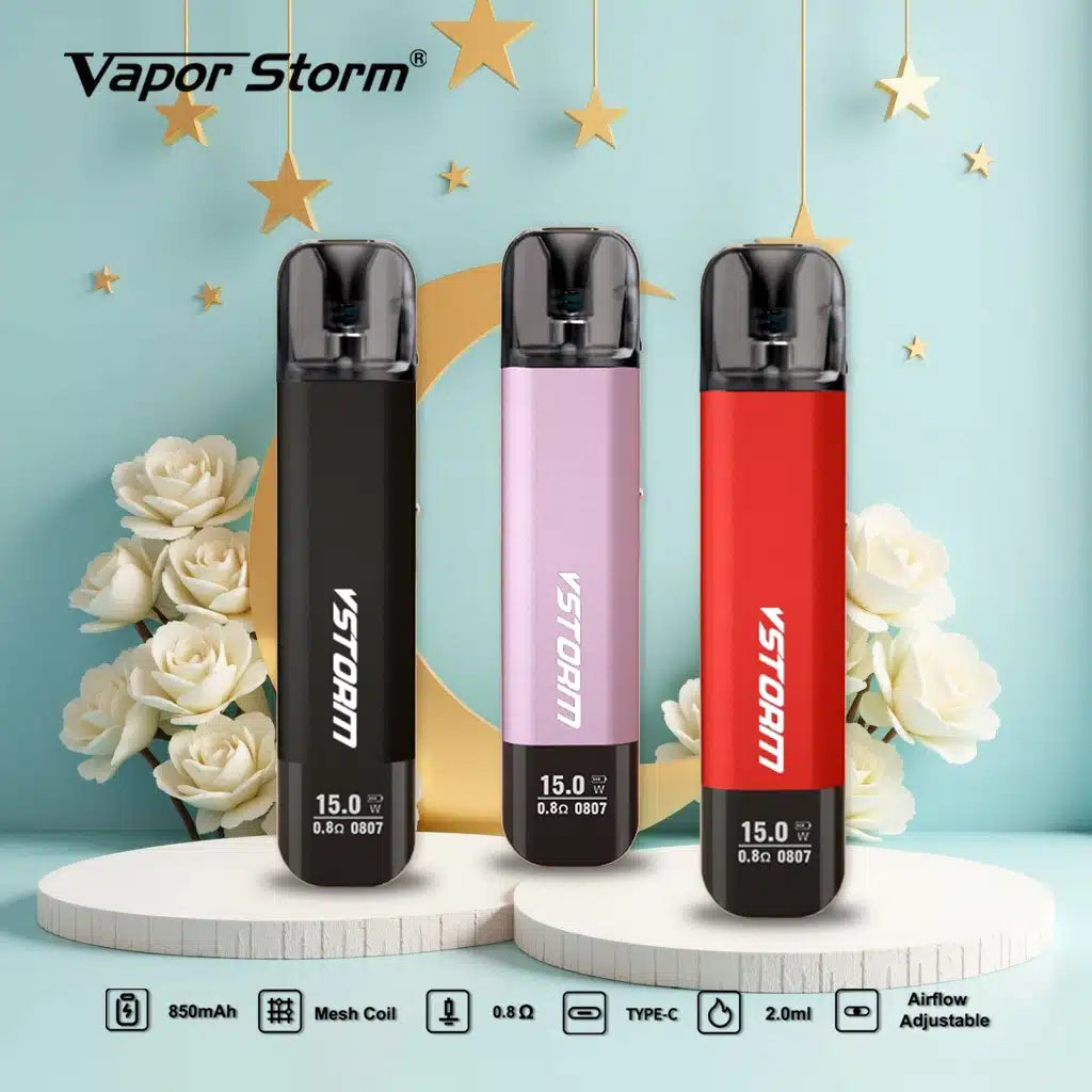 Vapor M4注油式主機｜大功率開放式 Pod 系統｜具有智慧信息顯示螢幕850mAh-VAKA糖果雲煙館